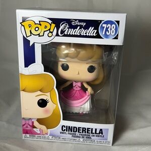 Funko Pop Disney Cinderella Pink Dress #738